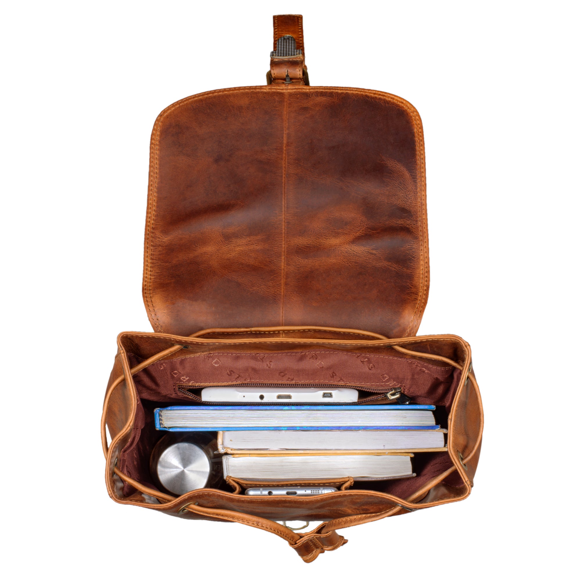 Uni Rucksack Damen Leder