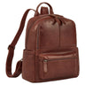 "Marcella" Moderner Kleiner Leder Rucksack Damen 13 Zoll