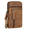 „Asher“ Kožený Pásový Peňaženka Pre Mužov Vintage Crossbody Taška